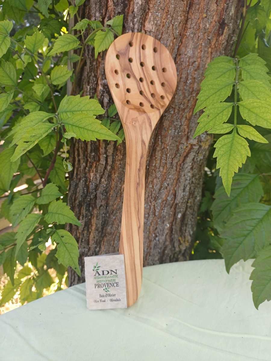 Cuillère écumoire en Bois d’Olivier 30 cm