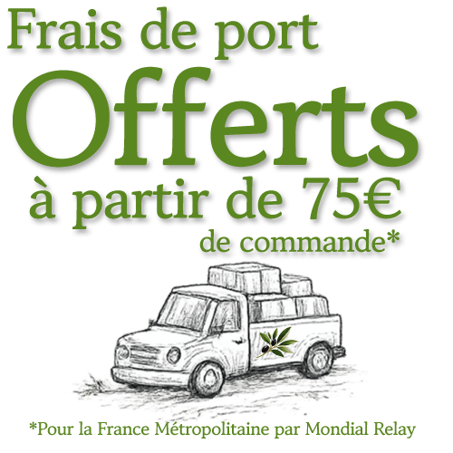 Frais de port offerts Frais de port offerts